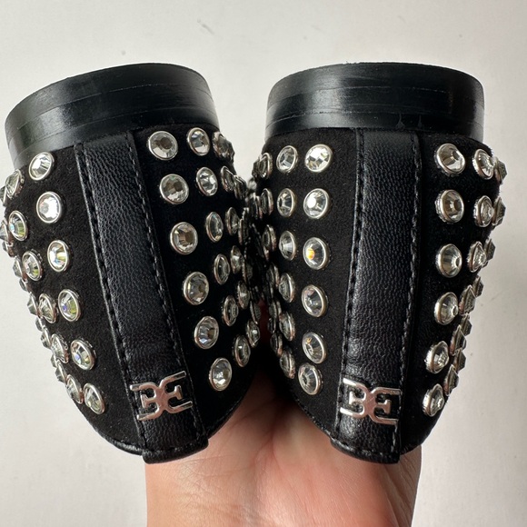 Sam Edelman Alvin Slip-On Loafer Ballet Flats Suede Buckle Gem Women's 7,5 - Picture 8 of 9